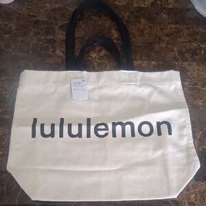 lululemon athletica White Tote Bag